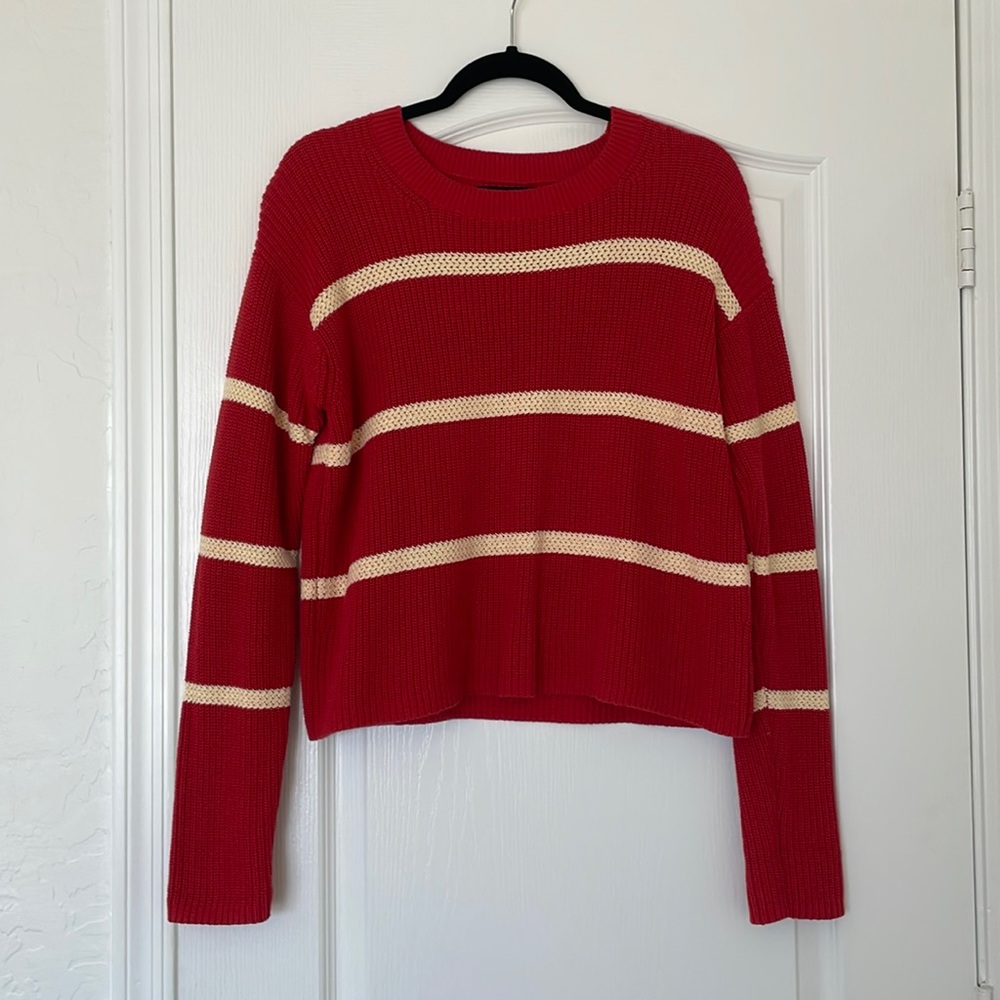 Banana Republic striped sweater. EUC